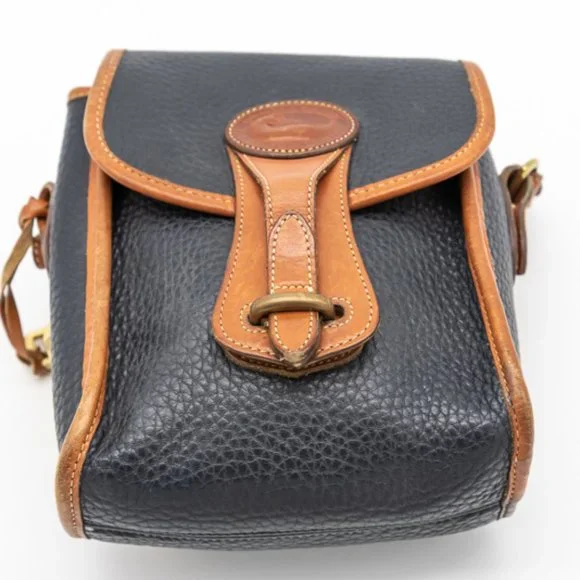 Dooney & Bourke crossbody black and brown leather purse - Picture 7 of 13